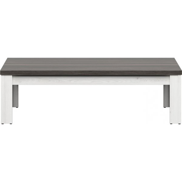 Hesen Couchtisch 130 x 65 cm - Wei/Schwarz