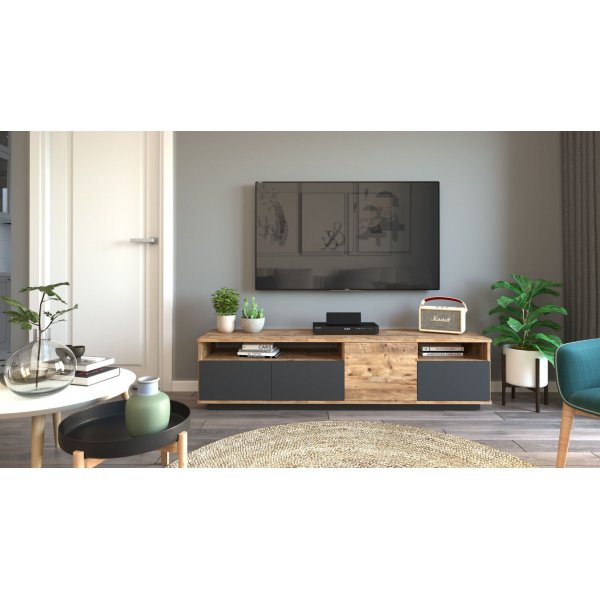 Future Medienbank 5 - Kiefer/anthrazit Future Medienbank 5 - Kiefer/anthrazit