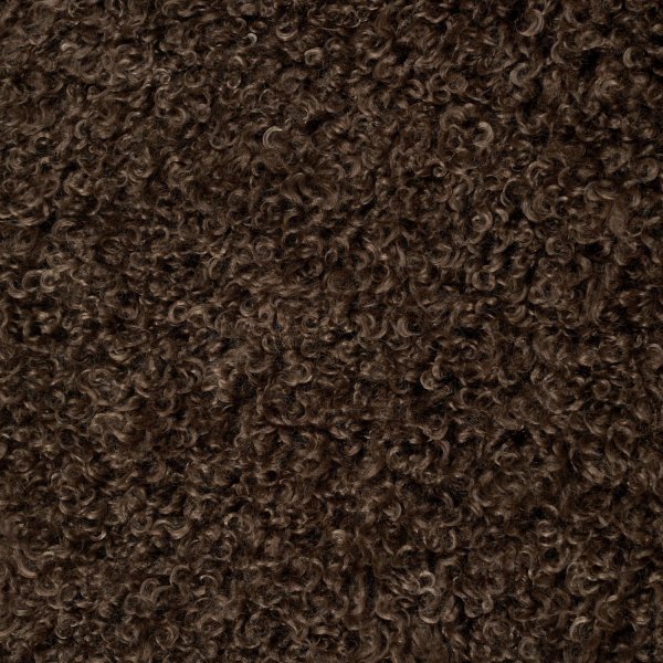 Wolliges Kunstfell Braun - 60 x 90 cm