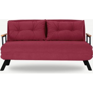 Sando 2-Sitzer-Schlafsofa - Rot