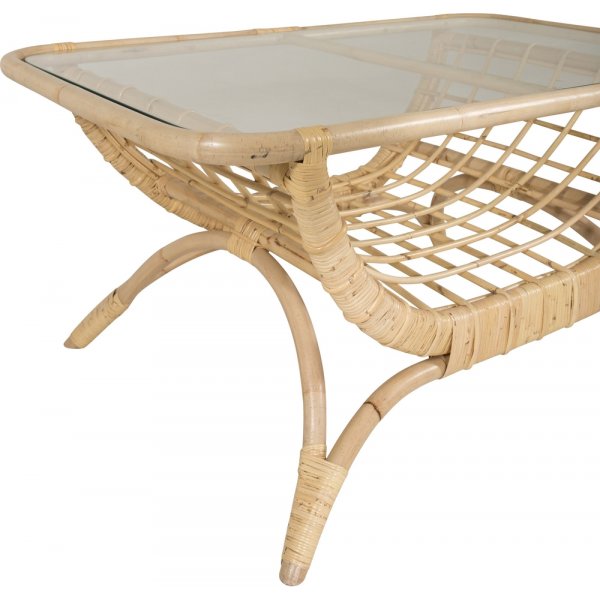 Moana Couchtisch - Natur/Transparent