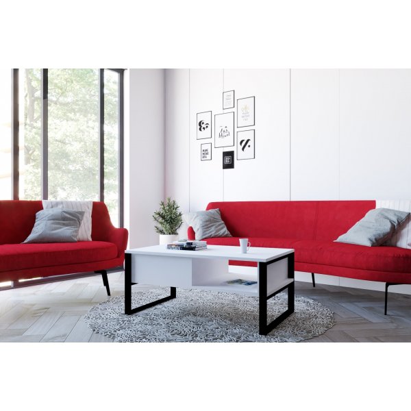 Couchtisch Devon 100 x 44 cm - Wei