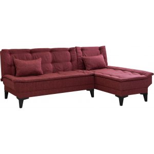 Santo Divan Schlafsofa - Burgund