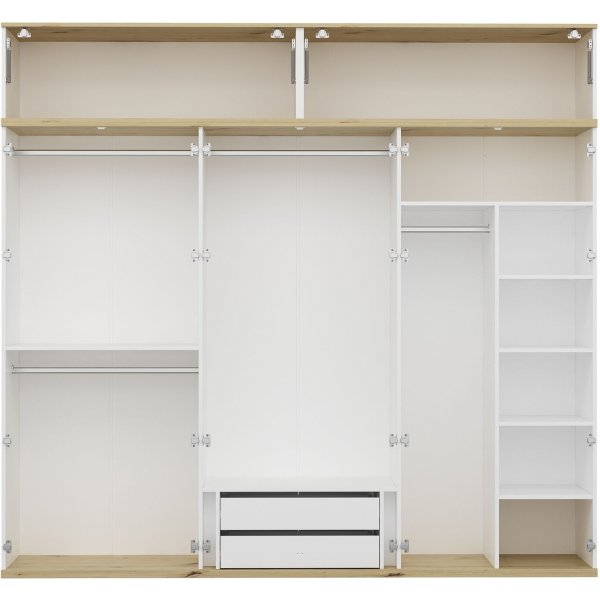 Lyn Kleiderschrank 270 x 52 x 250 cm - Wei�