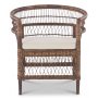 Tranum Sessel aus Rattan - Braun