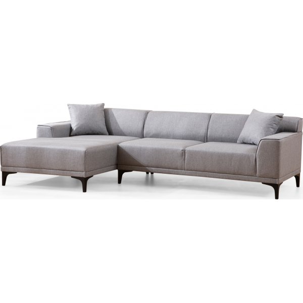 Diwansofa Petra - Hellgrau