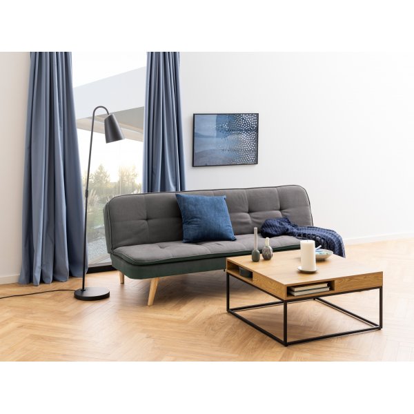 Willford Couchtisch 80 x 80 cm - Eiche/schwarz