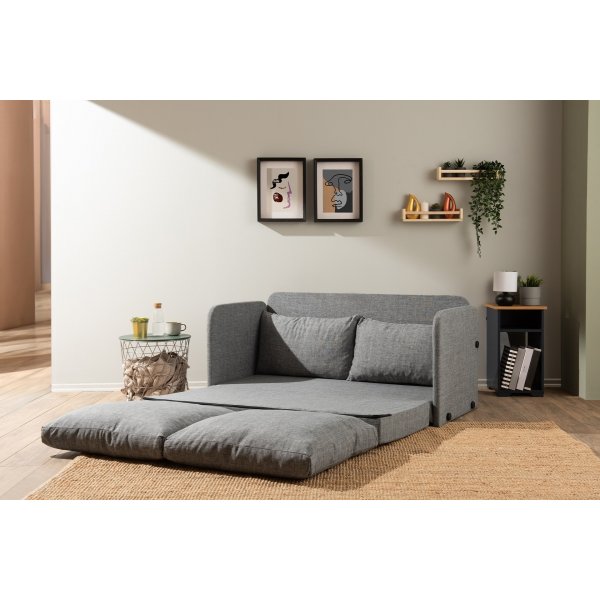 Saga 2-Sitzer-Schlafsofa XL - Hellgrau Saga 2-Sitzer-Schlafsofa XL - Hellgrau