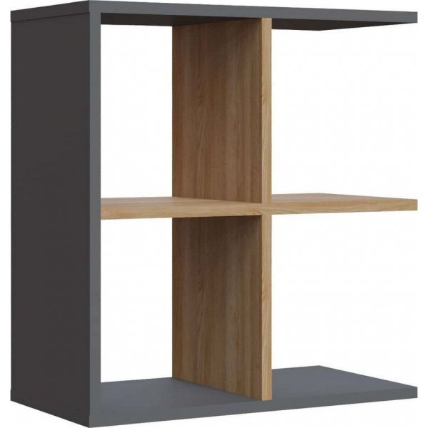 Hamlet Beistelltisch 59,6 x 29,6 cm - Eiche/anthrazit Hamlet Beistelltisch 59,6 x 29,6 cm - Eiche/anthrazit