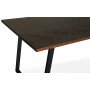 Esstisch Edge 190x90 - Fischgrte braun gebeizt