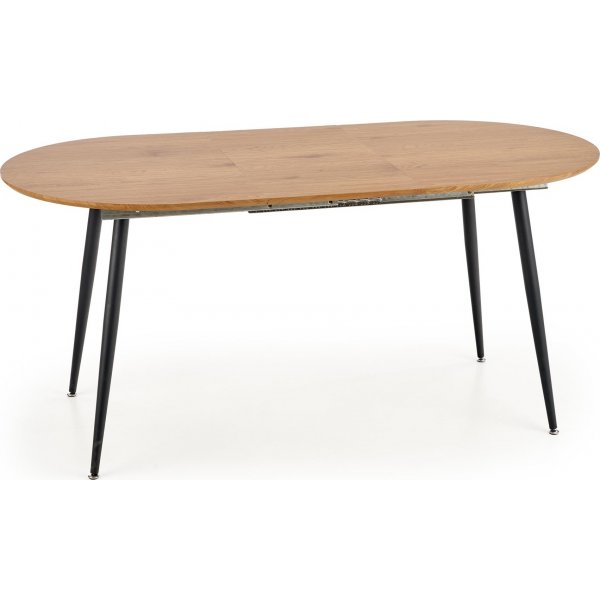 Rocky Esstisch 120-160 cm - Eiche/schwarz