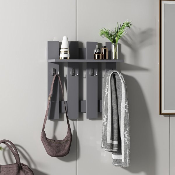 Utica Wandregal Anthrazit