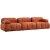 Petite 3-Sitzer-Sofa - Orange