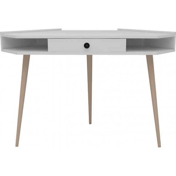 Supra Schreibtisch Wei - 130,8 x 55 cm