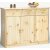 Mario Sideboard mit 3 Schrnken und 3 Schubladen - Lackierte Kiefer