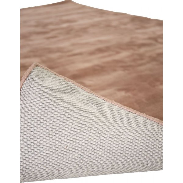 Viskoseteppich Bryan - Altrosa Viskose