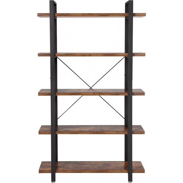 True Bcherregal - Braun/Schwarz