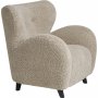 Carlino-Sessel aus beigem Teddy