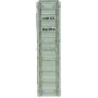 Container-Bcherregal H116 cm - Vintage-Metall / Holz