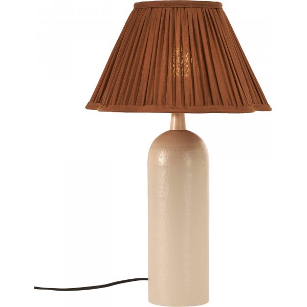 Riley Tischlampe - Beige/Braun - 50 cm Riley Tischlampe - Beige/Braun - 50 cm