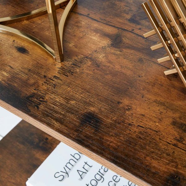 Petter Stufenregal 137,5 cm - Braun/Schwarz Petter Stufenregal 137,5 cm - Braun/Schwarz