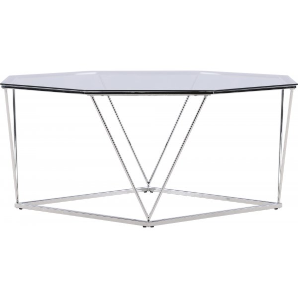 sterlen Couchtisch 100 x 100 cm - Silber