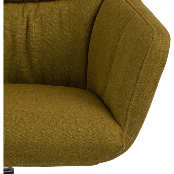 Heidesessel mit Fuschemel - Orange