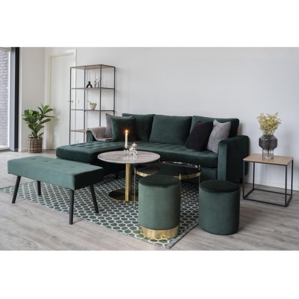 Weies Regal - Schwarz/Eiche-Nachbildung