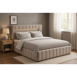 Bettgestell mit LED-Beleuchtung 180x200 cm Bettgestell mit LED-Beleuchtung 180x200 cm