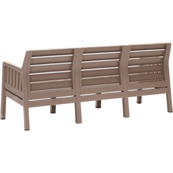 Lara 3-Sitzer-Sofa - Cappuccino Lara 3-Sitzer-Sofa - Cappuccino