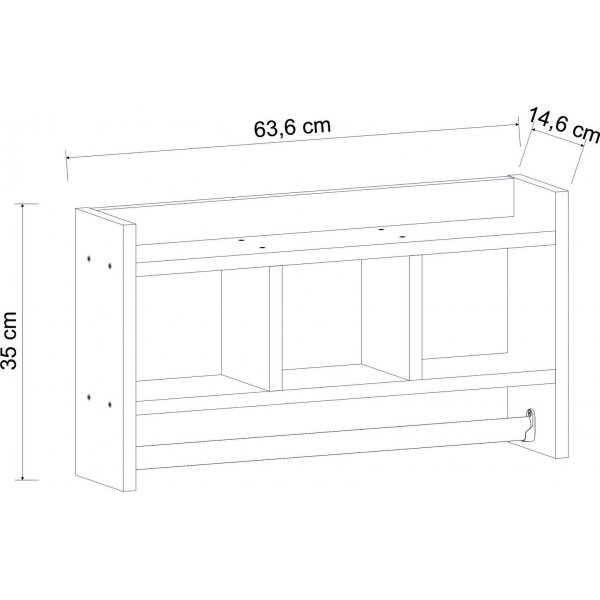 Asya Wandregal Anthrazit