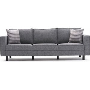 Kale 3-Sitzer-Sofa - Graues Leinen