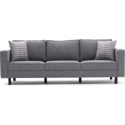 Kale 3-Sitzer-Sofa - Graues Leinen