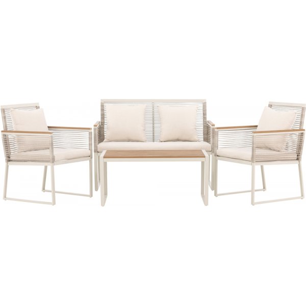 Sofagruppe Dallas - Beige/Hellgrau Sofagruppe Dallas - Beige/Hellgrau