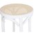 Bugholz-Barhocker No 73 Classic- Wei / Rattan