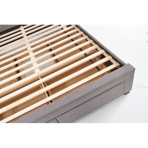 Arijana 180x200 cm grauer Bettrahmen mit Stauraum Arijana 180x200 cm grauer Bettrahmen mit Stauraum