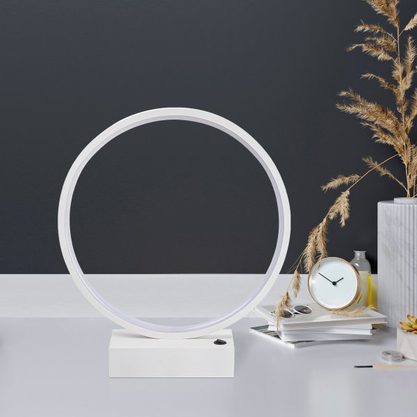 Haldur Tischlampe - Wei�