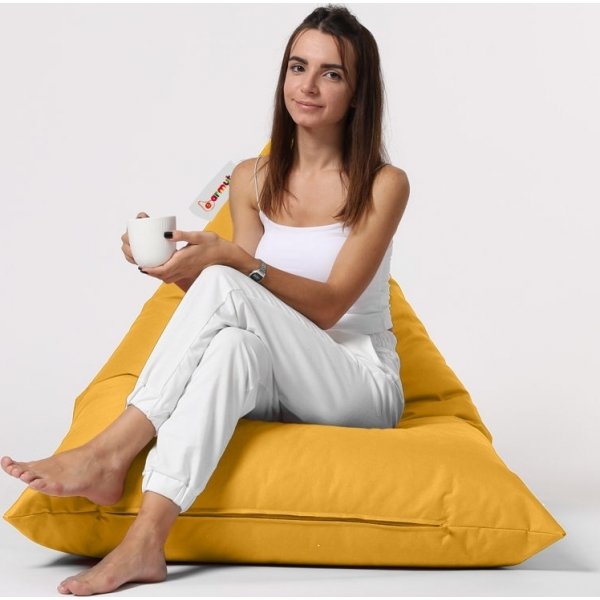 Pyramiden-Sitzsack - Gelb Pyramiden-Sitzsack - Gelb
