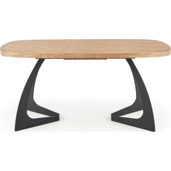 Blackhaven Esstisch 90x160-200 cm - Eiche/Schwarz