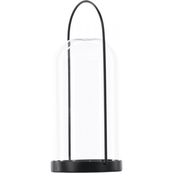 Flora Laterne 11 cm - Schwarz