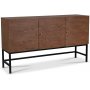 Carl Sideboard mit 3 Tren - braun gebeizte Eiche