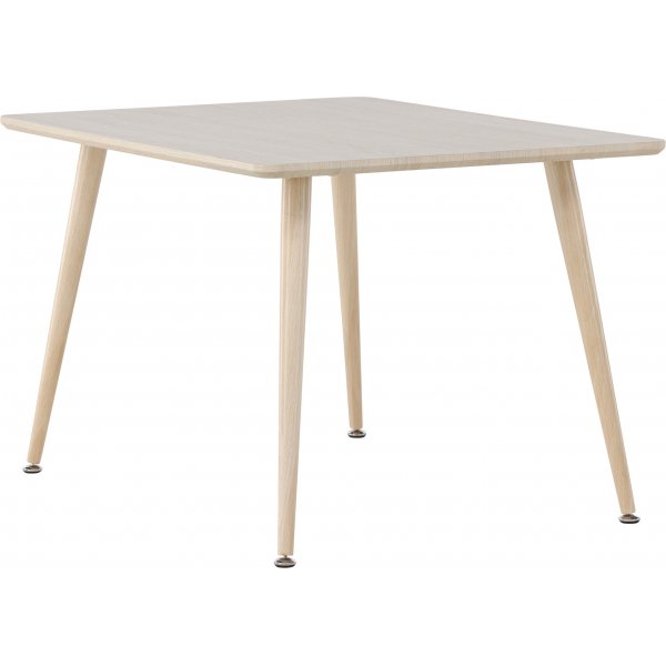 Polar Kinder-Esstisch 80 x 60 cm - Whitewash