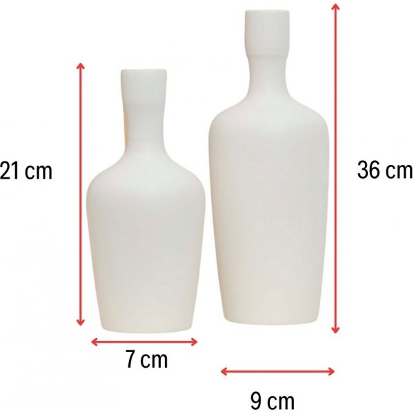 Whells Vasen-Set - Weiß Whells Vasen-Set - Weiß