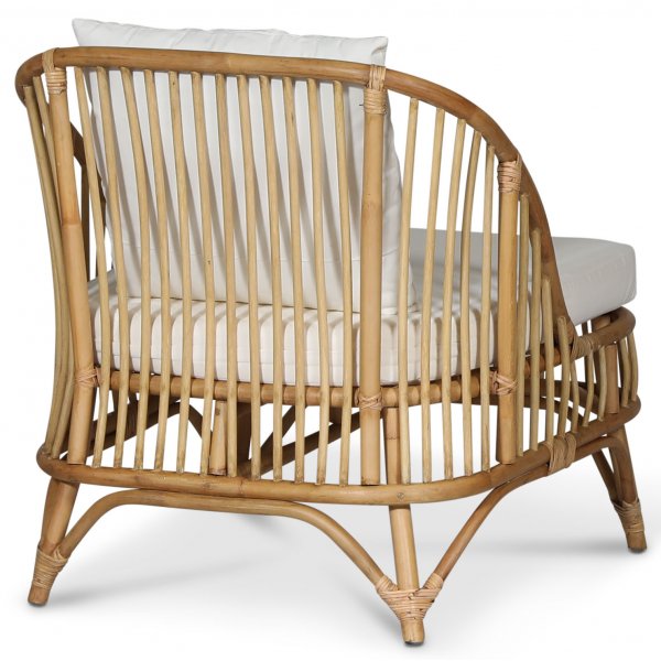 Baboo Sessel mit Kissen - Rattan natur Baboo Sessel mit Kissen - Rattan natur