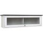 Salvador Wandschrank - wei/schwarz/Glas