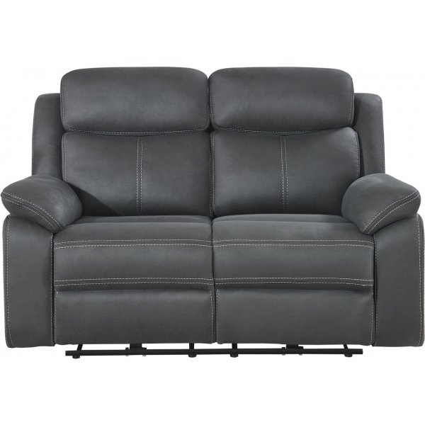 Elektrisches 2-Sitzer-Liegesofa Teddy - Grau