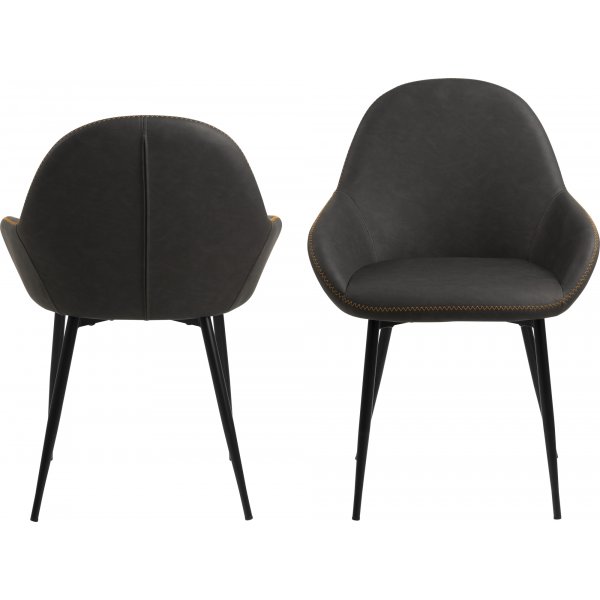 Candis Sessel - Graues PU