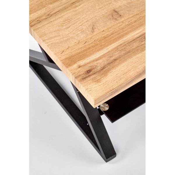 Catja Couchtisch 110 cm - Eiche/schwarz