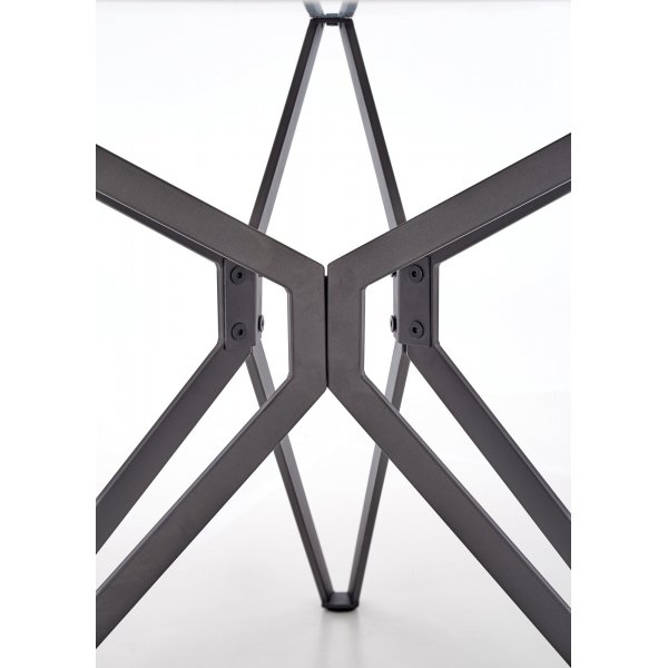 Bibbi Esstisch 120 cm - Weiß (Hochglanz) / Schwarz Bibbi Esstisch 120 cm - Weiß (Hochglanz) / Schwarz