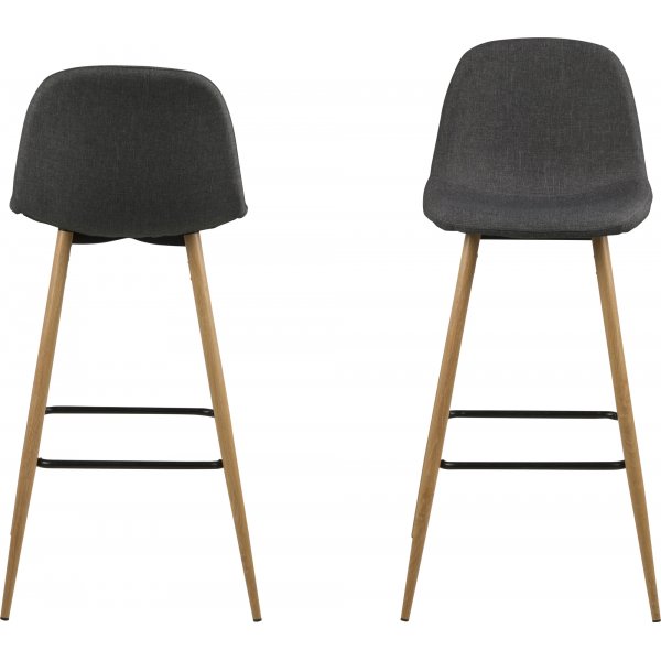 Wilma Barhocker - Grau/Eiche